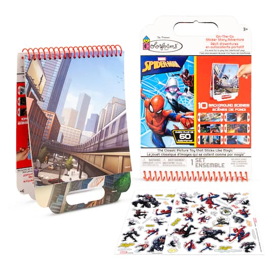 Colorforms&#xAE; Spider-Man On-The-Go Sticker Story Adventure